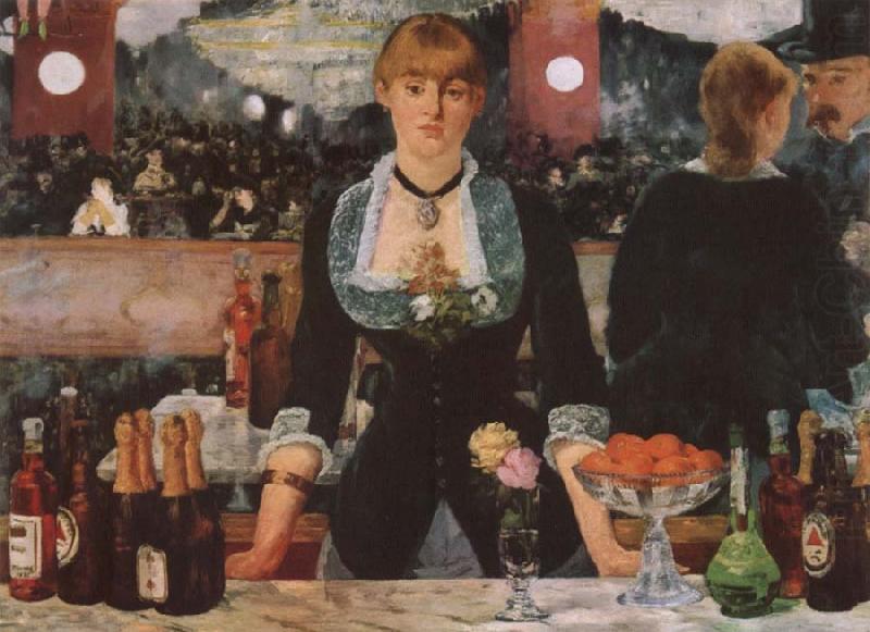 A Bar at the Follies-Bergere, Edouard Manet